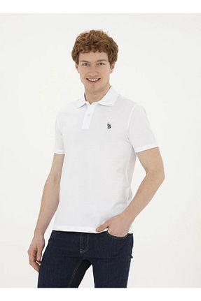تیشرت سفید مردانه اسلیم فیت U.S. Polo Assn. - کد 900675480