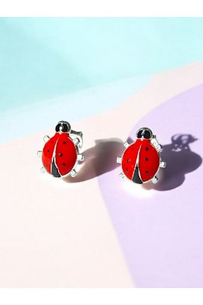 گوشواره نقره رنگی بچه گانه 925 عیار LITTLELUXE - کد 899302867