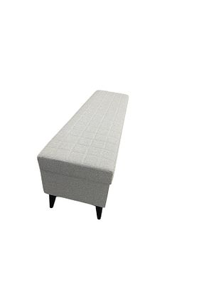 پوف و نیمکت طوسی 140 x 400 KOZ Home - کد 899624042
