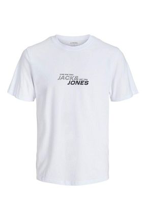 تیشرت سفید مردانه رگولار Jack & Jones - کد 888151833