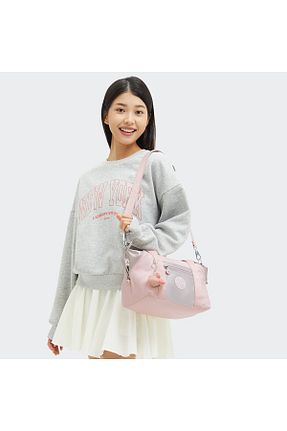 کیف دوشی صورتی زنانه پارچه ای Kipling - کد 900694563