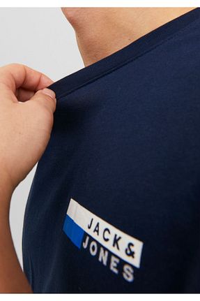 تیشرت سرمه ای مردانه رگولار Jack & Jones - کد 831965241