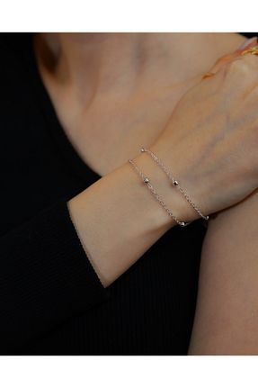 دستبند استیل (فولاد) طلائی زنانه استیل (فولاد) MARCİELO Accessories - کد 900727752