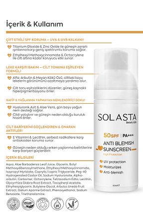 کرم ضد آفتاب صورت SPF 50 + Solasta - کد 802526081
