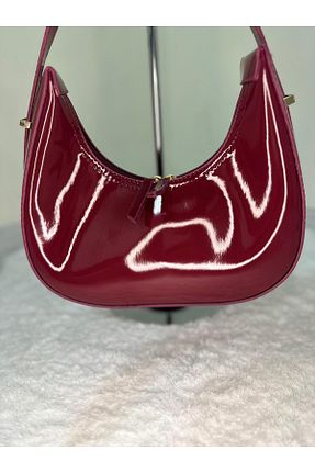 کیف دوشی زرشکی زنانه چرم مصنوعی MACMODA - کد 900773269