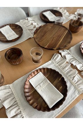 جای قاشق بژ کتان - ویسکون Mirilliahome - کد 900760220