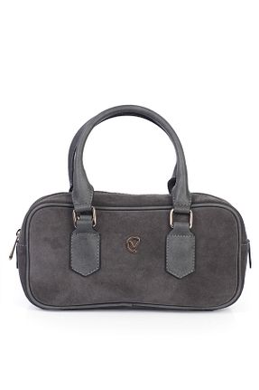 کیف دوشی طوسی زنانه چرم مصنوعی Alessia Bag - کد 900761535