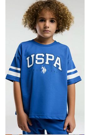 ست بالاتنه و پائین تنه آبی بچه گانه بافتنی U.S. Polo Assn. - کد 902049999