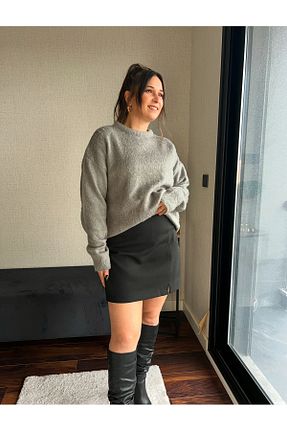 دامن مشکی زنانه اسلیم Butik - کد 900828145