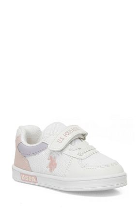کفش اسنیکر سفید بچه گانه پارچه ای U.S. Polo Assn. - کد 894017944