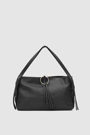 کیف دوشی مشکی زنانه چرم مصنوعی Shule Bags - کد 900823167