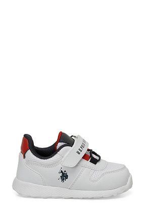 کفش اسنیکر سفید بچه گانه پارچه ای U.S. Polo Assn. - کد 893525699