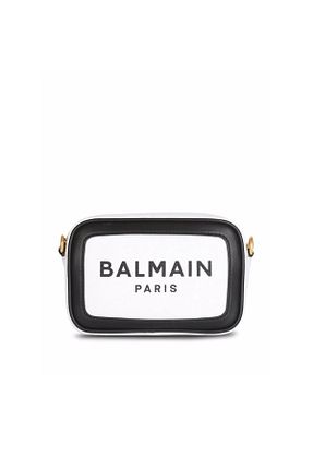 کیف پستچی مشکی زنانه پارچه ای BALMAIN - کد 899452917