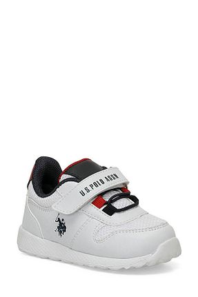 کفش اسنیکر سفید بچه گانه پارچه ای U.S. Polo Assn. - کد 893525699
