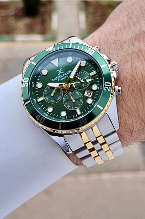 ساعت مچی طلائی مردانه 45 میلی متر Daniel Klein - کد 900825804