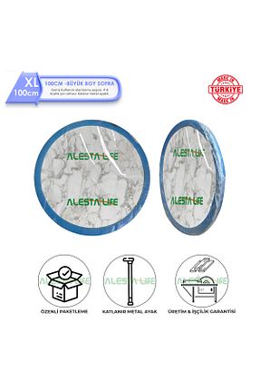 میز آشپزخانه سفید Suntalam Alesta Life - کد 743146309