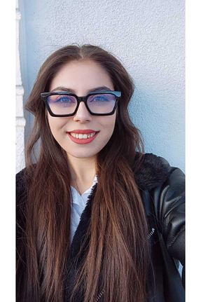 عینک محافظ نور آبی مشکی زنانه 50 Olimpia - کد 897748369