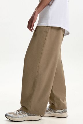 شلوار خاکی مردانه پنبه ای Bershka - کد 900825729