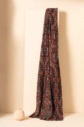 شال زرشکی زنانه پلی استر JAWEL - کد 900891524