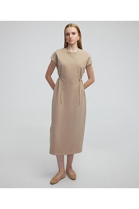 لباس بژ زنانه بافتنی MISS IPEKYOL - کد 900864981