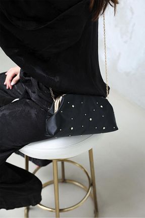 کیف مجلسی طلائی زنانه پارچه ای Berlesi - کد 900840504