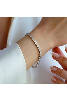 دستبند نقره زنانه 925 عیار Necati Gün - کد 900915827