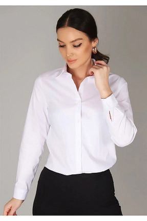 پیراهن سفید زنانه اسلیم Miyalon - کد 900950045