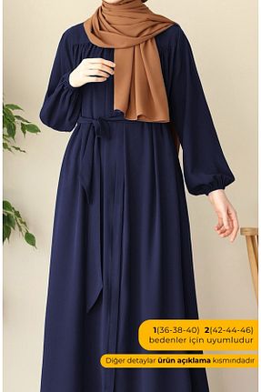 کلاه و ابایا سرمه ای زنانه پنبه پلی استر suhneva - کد 857547650