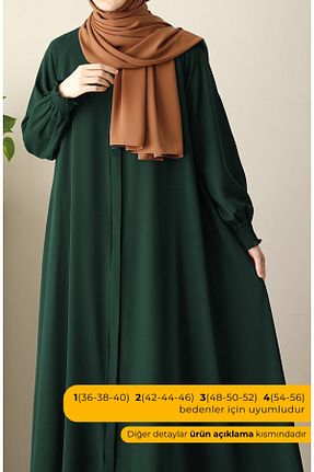 کلاه و ابایا سبز زنانه پنبه پلی استر suhneva - کد 740190826