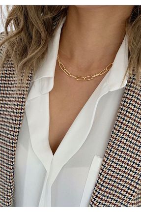گردنبند جواهر طلائی زنانه Tasarım - کد 900929739