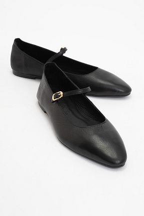 بابت مشکی زنانه چرم خالص luvishoes - کد 900948393
