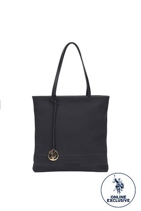کیف دوشی مشکی زنانه چرم مصنوعی U.S. Polo Assn. - کد 86575354