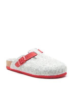 دمپائی خانگی طوسی زنانه پارچه ای Comfortfüsse - کد 176626899
