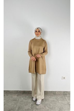 شلوار بژ زنانه لیکرا SOFT - کد 903480742
