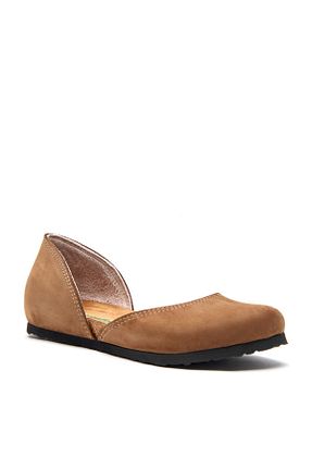 بابت بژ زنانه چرم خالص Comfortfüsse - کد 47493275