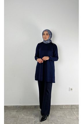 شلوار سرمه ای زنانه لیکرا SOFT - کد 901091823