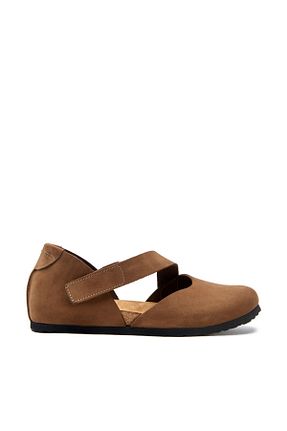 بابت بژ زنانه چرم خالص Comfortfüsse - کد 47417947