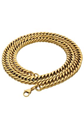 گردنبند استیل ( فولاد ) زرد مردانه استیل (فولاد) Chavin - کد 68415577