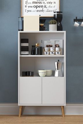 کابینت چند منظوره سفید Suntalam Monte Sehpa - کد 901054282