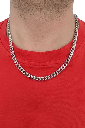 گردنبند استیل ( فولاد ) طوسی مردانه استیل (فولاد) Chavin - کد 31110165