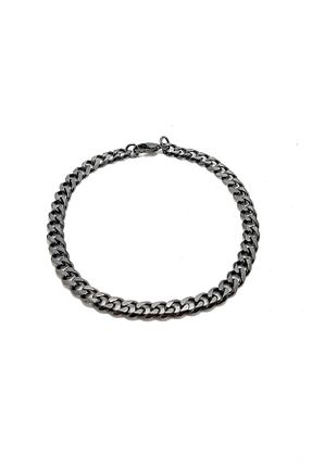 دستبند استیل (فولاد) مشکی مردانه استیل (فولاد) Chavin - کد 809287457
