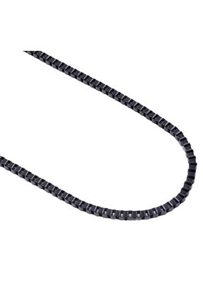 گردنبند استیل ( فولاد ) مشکی مردانه استیل (فولاد) Chavin - کد 31109794
