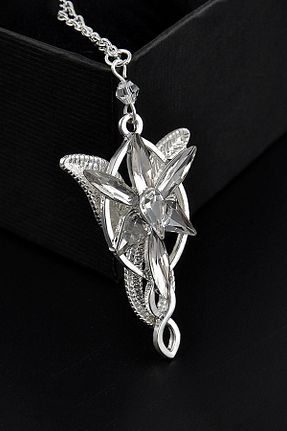 گردنبند جواهر سفید زنانه چرم Chavin - کد 32095780
