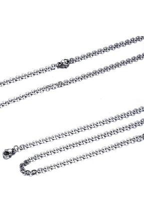 گردنبند استیل ( فولاد ) طوسی مردانه استیل (فولاد) Chavin - کد 31614693