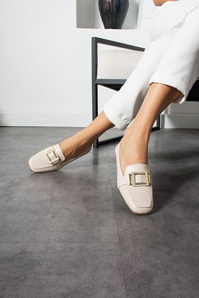 بابت بژ زنانه چرم مصنوعی ZENNESHOES - کد 809469420