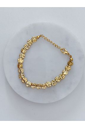 دستبند جواهر متالیک زنانه روکش طلا CHARMLUCKY - کد 901142599