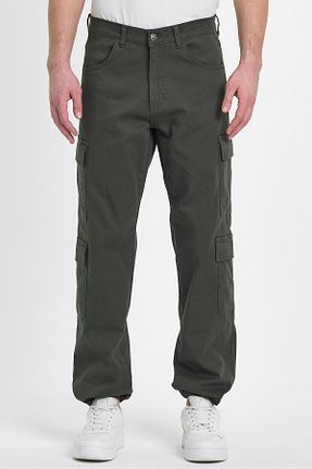 شلوار خاکی مردانه پنبه - الاستین DAMGA JEANS - کد 884307302