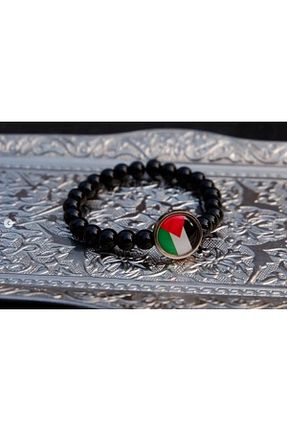 دستبند جواهر رنگی زنانه چرم Herşey Nota - کد 901145786