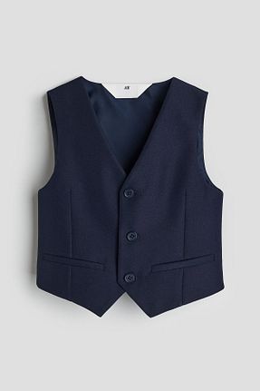 جلیقه سرمه ای بچه گانه پلی استر H&M - کد 902955097