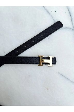 کمربند مشکی زنانه پلی استر MARQUE SOSYETHEPAZARI - کد 901145640
